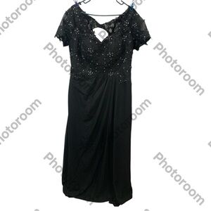 Women’sGOWN GALLERIES MAKE YOU PRETTY MORE Black wedding  dress size 18W